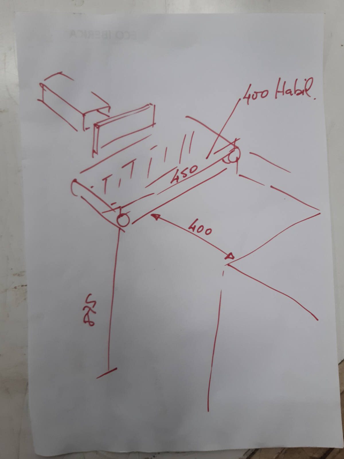 Plano de armario de rechazos